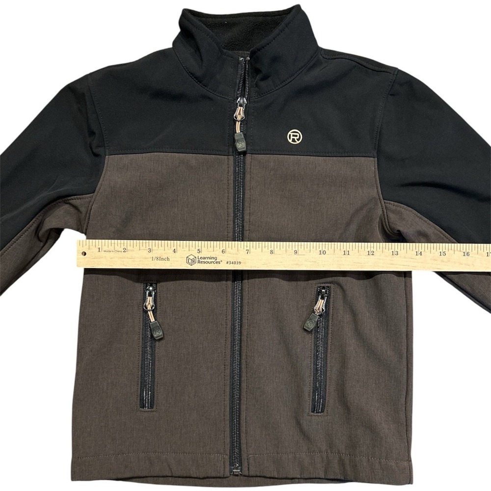 Roper Boys Pieced Softshell Jacket - 03-397-0780-0620 BR Size Small With Flaw - Picture 7 of 7